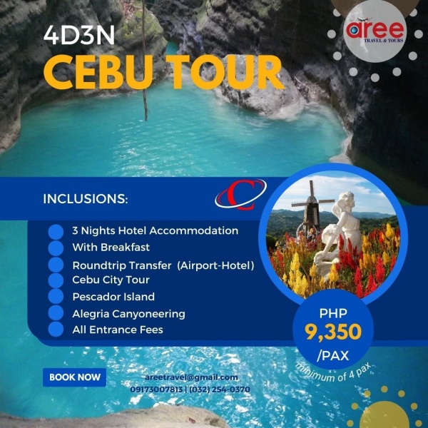 cebu tour package how much